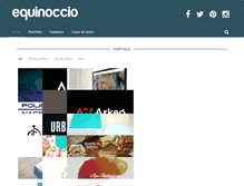 Tablet Screenshot of equinocciodesign.com